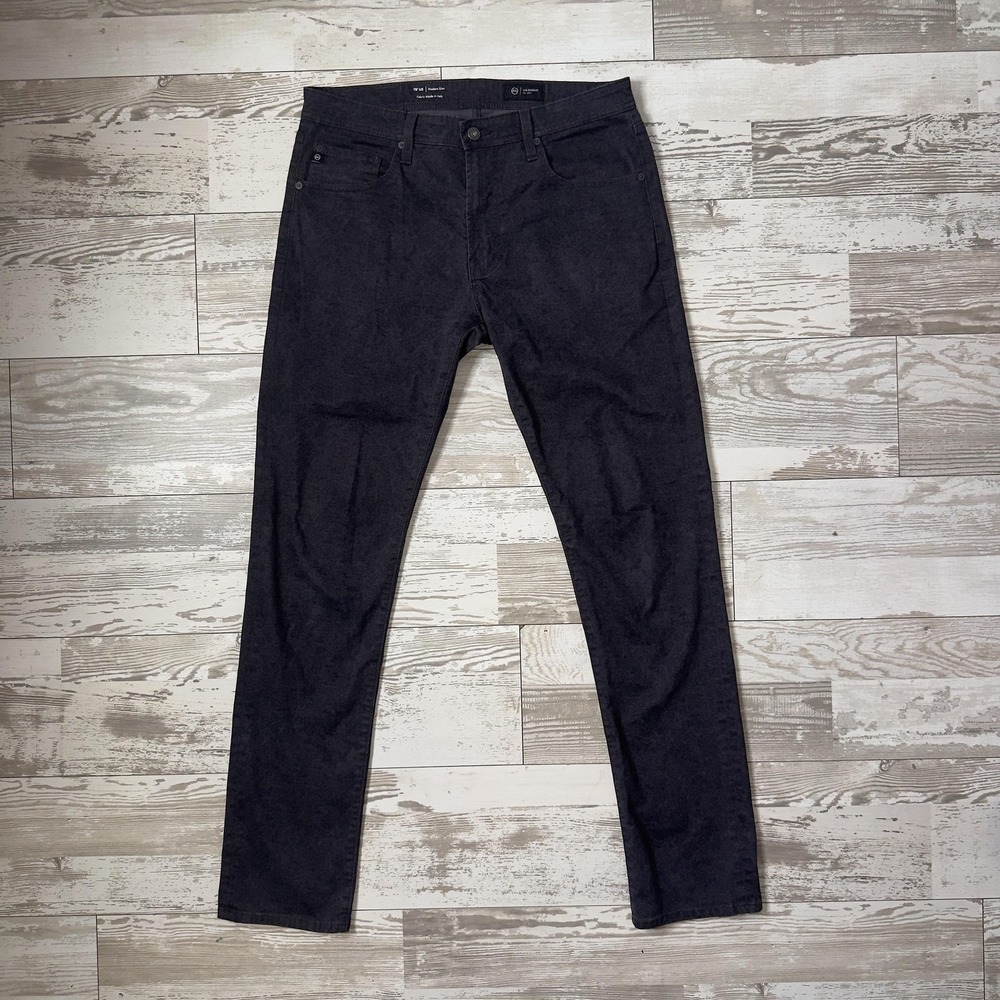AG Tellis Jeans Mens 34x34 Gray Charcoal Wash Modern Slim Denim Stretch